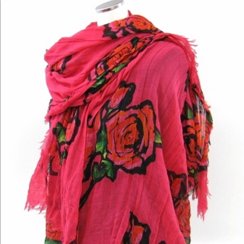 LOUIS VUITTON Scarf Jumbo Scarf Etole Roses,M72379